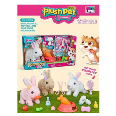 Улюбленець MC 1069 (18) “Кролик“, ходить, звуки, на батарейках, рухає вушками, аксесуари, гребінець, фен, в коробці