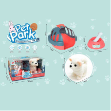 Улюбленець RA 001-10 (24/2) “Собачка”, ходить, звуки, переноска, аксесуари, на батарейках, в коробці