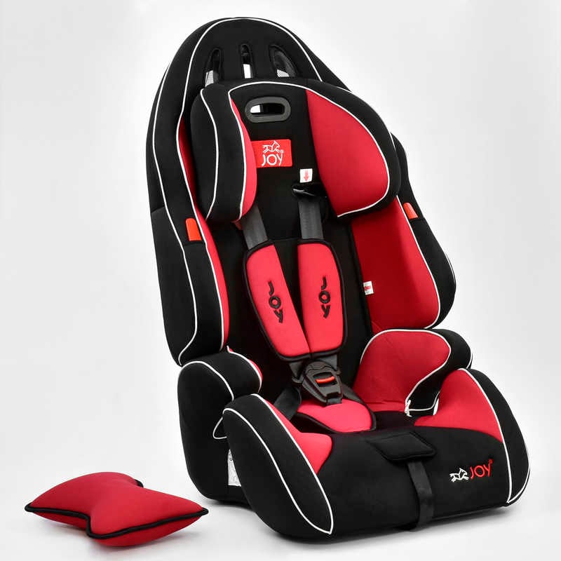 Автокрісло універсальне G 1699 (2) Колір чорно-червоний 9-36 кг, з бустером, Joy, в пакеті