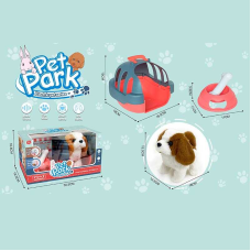 Улюбленець RA 001-9 (24/2) “Собачка”, ходить, звуки, переноска, аксесуари, на батарейках, в коробці