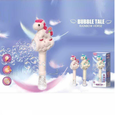 Установка з мильними бульбашками 333-26 (60/2) 2 види, підсвічування, 12 отворів, висота 28см, автоматичний принцип, пляшечка з мильним розчином, в коробці