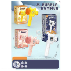 Установка з мильними бульбашками 777-8 (48) 2 кольори, підсвічування, пляшечка з мильним розчином, посудина, на батарейках, автоматичний, в коробці