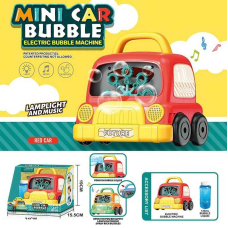 Установка з мильними бульбашками KB 1285 (24) 2 кольори, на батарейках, підсвітка, звук, мильний розчин,  в коробці