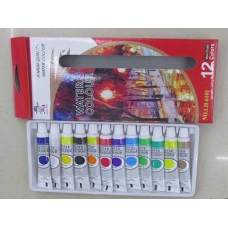 Фарби акварельні для малювання С 37145 (60) 12 кольорів, тюбик 12 мл, в коробці
