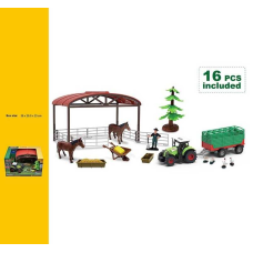 Ферма 550-15 K (9) трактор, інерційний механізм, фігурки, звукові ефекти, підсвічування, в коробці