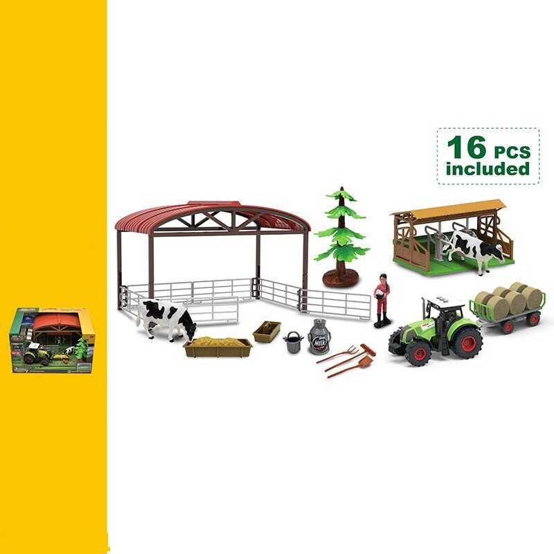 Ферма 550-16 K (9) трактор, звуки, підсвічування, інерція, загін для тварин, фігурки тварин, герой, в коробці Ферма 550-16 K (9) трактор, звуки, підсвічування, інерція, загін для тварин, фігурки тварин, герой, в коробці