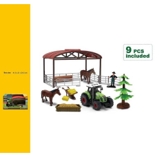 Ферма 550-18 K (12) трактор, інерційний механізм, фігурки, звукові ефекти, підсвічування, в коробці