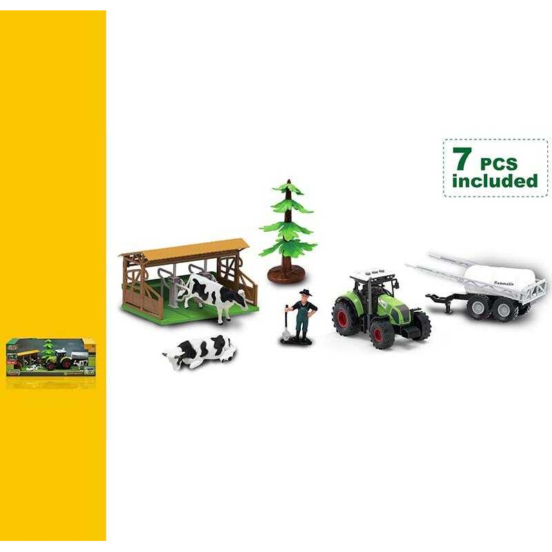 Ферма 550-28 K (24/2) трактор, інерційний механізм, фігурки, звукові ефекти, підсвічування, в коробці