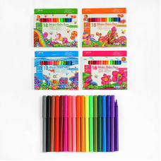 Фломастер С 37060 / 875088-12 (144) 18 кольорів, на водній основі, в коробці