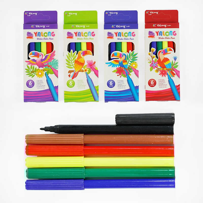 Фломастер С 62037 (480) 6 кольорів, на водній основі, в коробці, ВИДАЄТЬСЯ ТІЛЬКИ МІКС ВИДІВ Фломастер С 62037 (480) 6 кольорів, на водній основі, в коробці, ВИДАЄТЬСЯ ТІЛЬКИ МІКС ВИДІВ