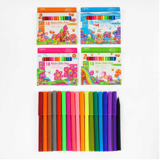 Фломастер С 62039 (144) 18 кольорів, на водній основі, в коробці