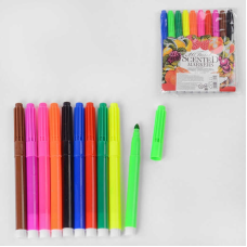 Фломастери С 37111 (240) 10 кольорів, ароматизовані, 10 шт., в упакуванні