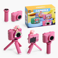 Фотоапарат C 66251 (60) штатив, інструкція, дріт для підзарядки, фронтальна камера, звук, фото, відео, 3 гри, роз’єм для SD карти, ремінець, в коробці