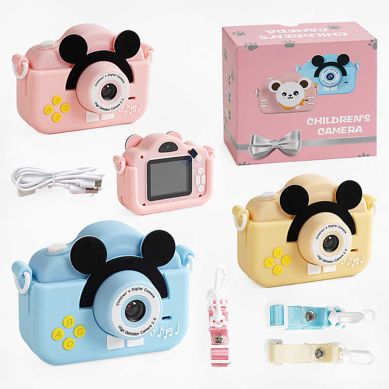 Фотоапарат XL-A 5 P 2 (100) 3 види, інструкція, дріт для підзарядки, звук, фото, відео, фронтальна камера, ігри, роз’єм для SD карти, ремінець, в коробці, ВИДАЄТЬСЯ ТІЛЬКИ МІКС ВИДІВ