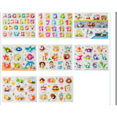 Вкладиші C 73252 (100) дерев’яні, ручка-тримач, у плівці, ВИДАЄТЬСЯ ТІЛЬКИ МІКС ВИДІВ