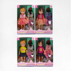 Функціональна лялька з аксесуарами TK - 03595 (36/2) “TK Group“, 4 види, ОЗВУЧУВАННЯ УКРАЇНСЬКОЮ МОВОЮ, висота 31 см, співає, розмовляє, в коробці, ВИДАЄТЬСЯ ТІЛЬКИ МІКС ВИДІВ