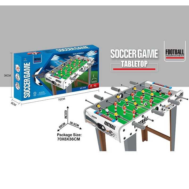 Футбол 2889 (6) підлоговий, 18 фігурок гравців, 2 м“ячі, рахункове табло, в коробці