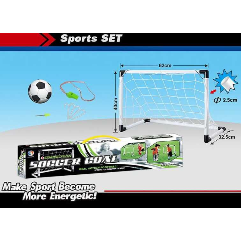 Футбол 5009 (48/2) ворота, м“яч, насос, свисток, у коробці