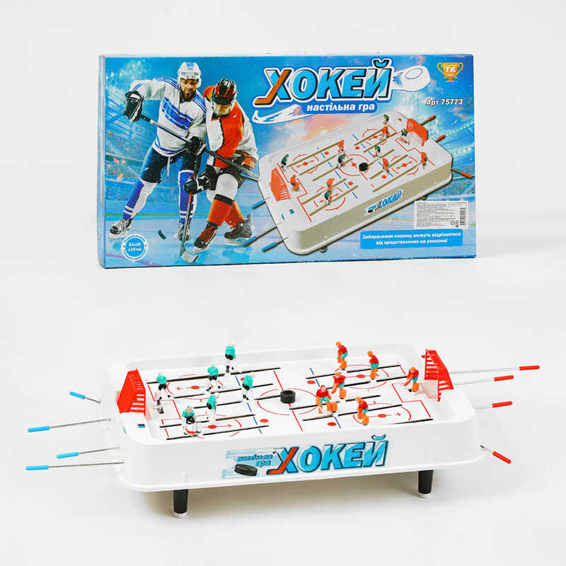 Хокей 75773 (16) “TK Group“, 12 фігурок гравців, наліпки, в коробці