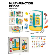 Холодильник G 225 A Штрих = 00458 (18) 32 елементи, підсвічування, мелодії, парогенератор, дозатор для льоду, продукти, в коробці