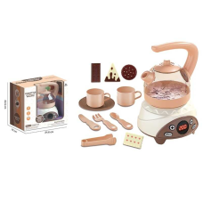 Чайник 9933 A (18) підсвічування, звук, мелодії, імітація кип’ятіння води, регулювання потужності, від батарейок, в коробці