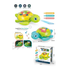 Черепашка 168-43 (60) 2 кольори, підсвічування, проєктор, мелодія, колеса вільного ходу, в коробці
