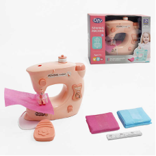 Швейна машинка 7984 A (60/2) на батарейках, шиє, підсвічування, нитки, тканина, сантиметр, інструкція, в коробці