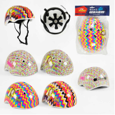 Шолом C 64596 (40) “TK Sport“, окружність - 56 см, в пакеті, ВИДАЄТЬСЯ ТІЛЬКИ МІКС ВИДІВ