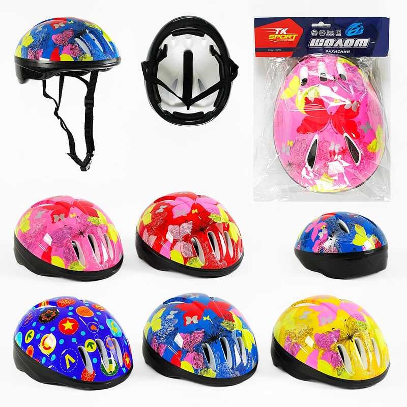 Шолом C 64599 (40) “TK Sport“, окружність - 53 см, в пакеті, ВИДАЄТЬСЯ ТІЛЬКИ МІКС ВИДІВ