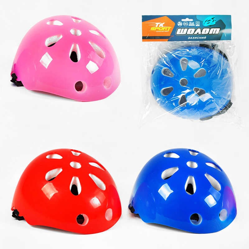 Шолом C 64603 (50) “TK Sport“, 3 кольори, окружність 54 см, ВИДАЄТЬСЯ ТІЛЬКИ МІКС ВИДІВ Шолом C 64603 (50) “TK Sport“, 3 кольори, окружність 54 см, ВИДАЄТЬСЯ ТІЛЬКИ МІКС ВИДІВ