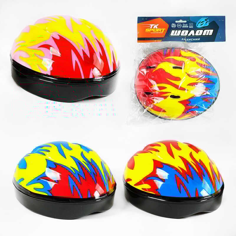 Шолом C 64606 (50) “TK Sport“, 3 види, окружність 55 см, ВИДАЄТЬСЯ ТІЛЬКИ МІКС ВИДІВ Шолом C 64606 (50) “TK Sport“, 3 види, окружність 55 см, ВИДАЄТЬСЯ ТІЛЬКИ МІКС ВИДІВ
