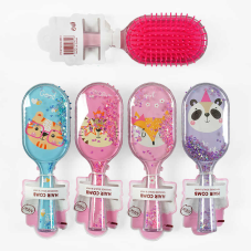 Щітка для волосся C 57913 (360) 4 види, “Тваринка”, ВИДАЄТЬСЯ ТІЛЬКИ МІКС ВИДІВ