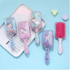 Щітка для волосся C 57956 (360) 4 види,”Єдиноріг”, ВИДАЄТЬСЯ ТІЛЬКИ МІКС ВИДІВ