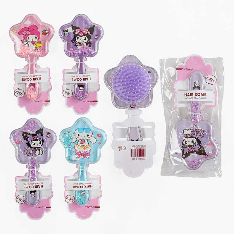 Щітка для волосся C 71813 (360) 4 види, прозорий корпус з блискітками, в пакеті, ВИДАЄТЬСЯ ТІЛЬКИ МІКС ВИДІВ Щітка для волосся C 71813 (360) 4 види, прозорий корпус з блискітками, в пакеті, ВИДАЄТЬСЯ ТІЛЬКИ МІКС ВИДІВ