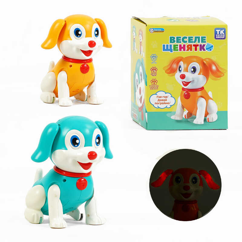 Щенятко ТК 10332 UK (72)“TK Group“, 2 види, ОЗВУЧУВАННЯ УКРАЇНСЬКОЮ МОВОЮ, підсвічування, пісня, рухомі вушка, стрибає вперед, в коробці Щенятко ТК 10332 UK (72)“TK Group“, 2 види, ОЗВУЧУВАННЯ УКРАЇНСЬКОЮ МОВОЮ, підсвічування, пісня, рухомі вушка, стрибає вперед, в коробці