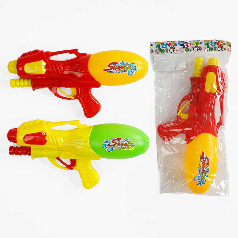 Водний пістолет 093-605 A (168/2) 2 кольори, помповий механізм, в пакеті Водний пістолет 093-605 A (168/2) 2 кольори, помповий механізм, в пакеті