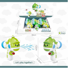 Водний пістолет BY 6 (18) ЦІНА ЗА 12 ШТУК В БЛОЦІ, механічний, в коробці