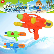 Водний пістолет G 38 (120/2) помповий механізм, знімний балон, довжина 37 см, в пакеті, ВИДАЄТЬСЯ МІКС ВИДІВ