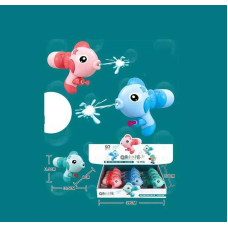 Водний пістолет GS 15 (18) ЦІНА ЗА 12 ШТУК В БЛОЦІ, помповий механізм, знімний балон, в коробці