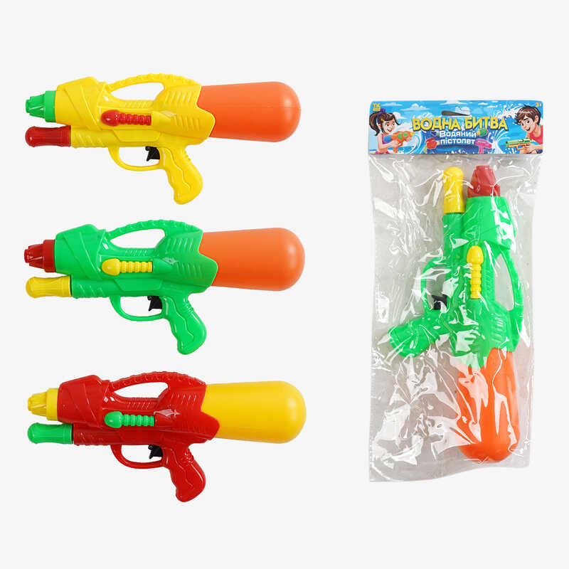 Водний пістолет TK 1211-25 (144/2) “TK Group“, 3 кольори, помповий механізм, в пакеті, ВИДАЄТЬСЯ ТІЛЬКИ МІКС ВИДІВ