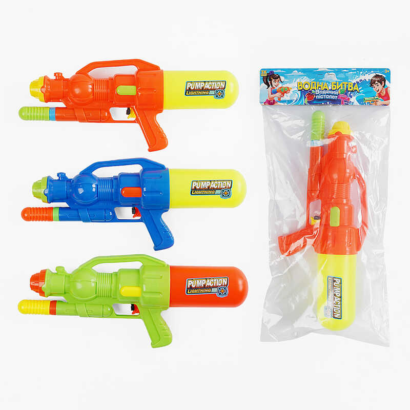 Водний пістолет TK 31713 / 2823-19 (72/2) “TK Group“, 3 кольори, помповий механізм, в пакеті, ВИДАЄТЬСЯ ТІЛЬКИ МІКС ВИДІВ