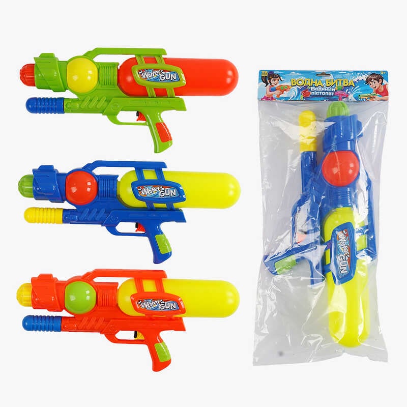 Водний пістолет TK 33702 / 2823-16 (48/2) “TK Group“, помповий механізм, в пакеті, ВИДАЄТЬСЯ ТІЛЬКИ МІКС ВИДІВ