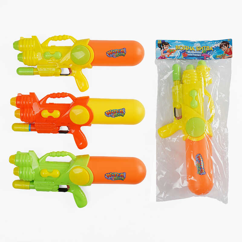 Водний пістолет TK-10911 (72) “TK Group“, 3 кольори, помповий механізм, в пакеті, ВИДАЄТЬСЯ ТІЛЬКИ МІКС ВИДІВ