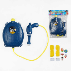 Водний пістолет з балоном TK 19186 (72/2) “TK Group”, помповий механізм, лямки регульованої довжини, в пакеті