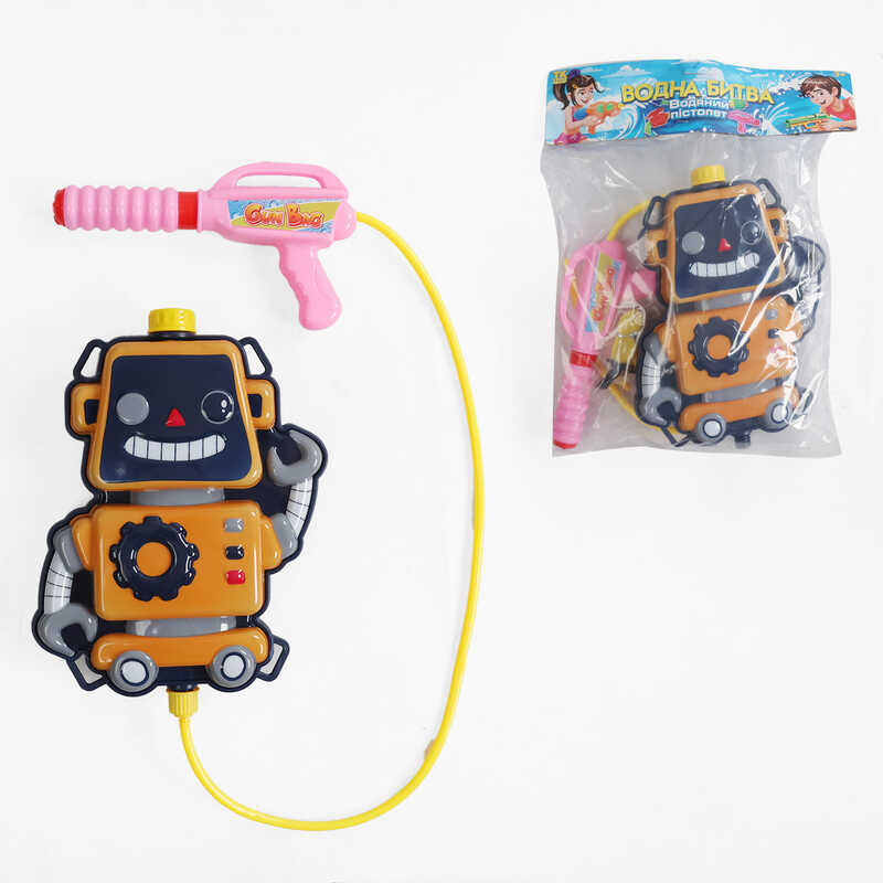 Водний пістолет з балоном TK 20246 (60) “TK Group“, помповий механізм, лямки регульованої довжини, в пакеті