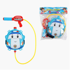 Водний пістолет з балоном TK 40515 (72) “TK Group“, розмір 19,5х6х24,5 см, герой, помповий механізм, лямки регульованої довжини, в пакеті