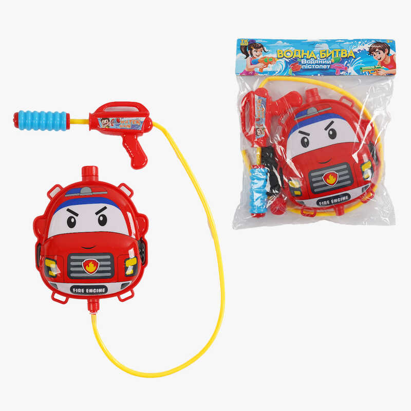 Водний пістолет з балоном TK 40517 (72) “TK Group“, розмір 19,5х6х24,5 см, герой, помповий механізм, лямки регульованої довжини, в пакеті Водний пістолет з балоном TK 40517 (72) “TK Group“, розмір 19,5х6х24,5 см, герой, помповий механізм, лямки регульованої довжини, в пакеті