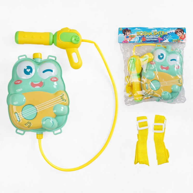 Водний пістолет з балоном TK-40518 (60) “TK Group”, помповий механізм, лямки регульованої довжини, в пакеті Водний пістолет з балоном TK-40518 (60) “TK Group”, помповий механізм, лямки регульованої довжини, в пакеті