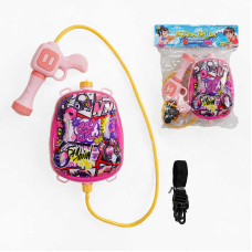 Водний пістолет з балоном TK-52024 (84) “TK Group”, помповий механізм, лямки регульованої довжини, в пакеті