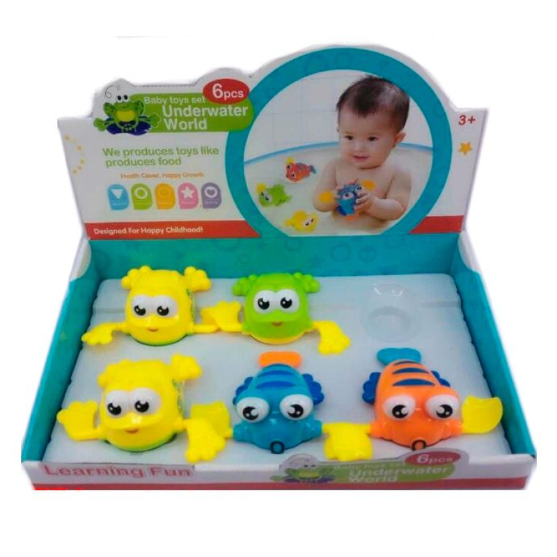 Водоплавна гра 1401 А (30) ЦІНА ЗА 6 ШТУК В БЛОЦІ, заводний механізм, в коробці